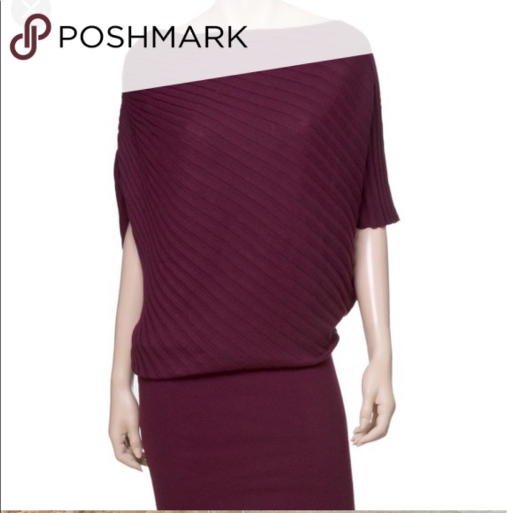 Burgundy Max Studio Sweater Dress